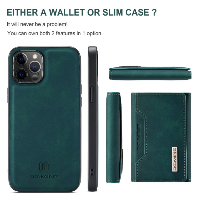 Housse iPhone 13 mini DG.MING Portefeuille Support Magnétique