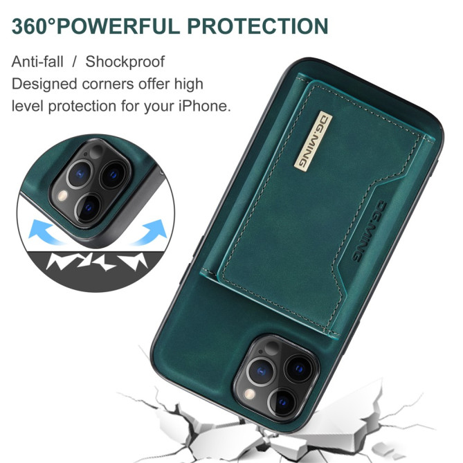 Housse iPhone 13 mini DG.MING Portefeuille Support Magnétique