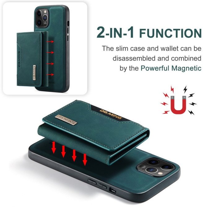 Housse iPhone 13 mini DG.MING Portefeuille Support Magnétique