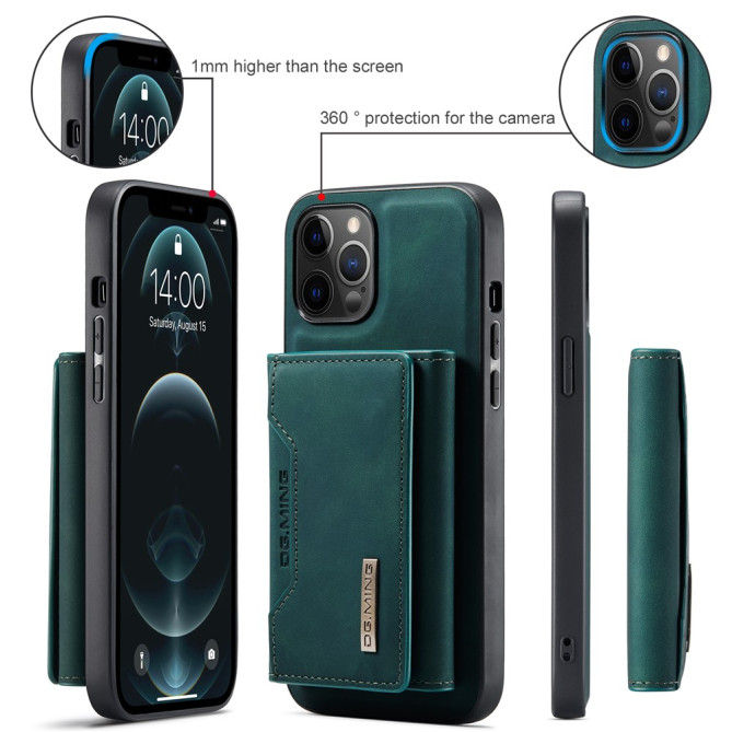 Housse iPhone 13 mini DG.MING Portefeuille Support Magnétique