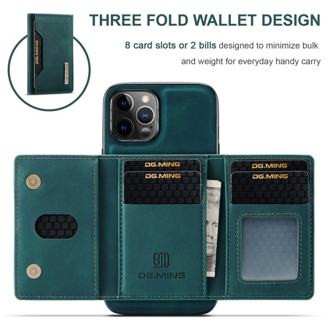 Housse iPhone 13 mini DG.MING Portefeuille Support Magnétique