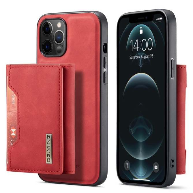 Housse iPhone 13 mini DG.MING Portefeuille Support Magnétique