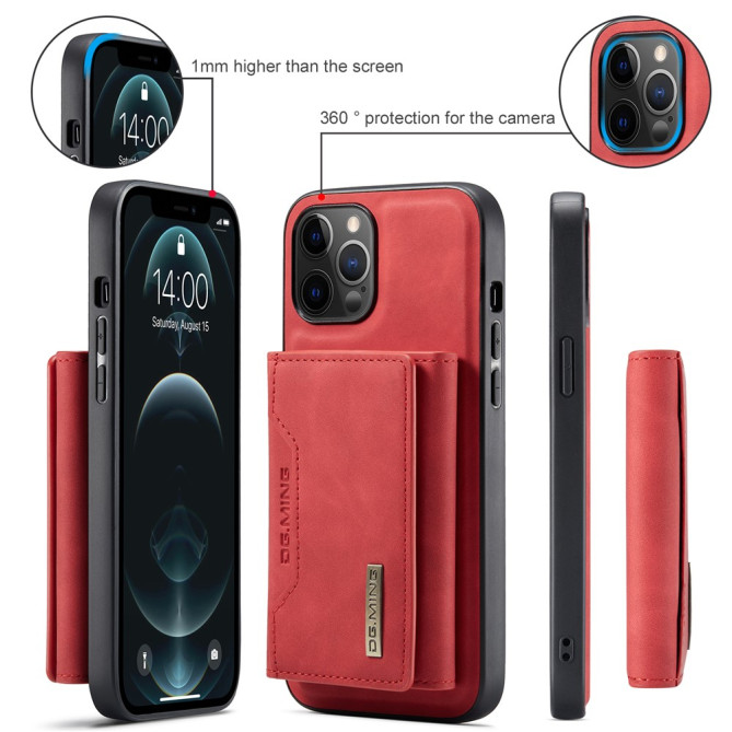 Housse iPhone 13 mini DG.MING Portefeuille Support Magnétique
