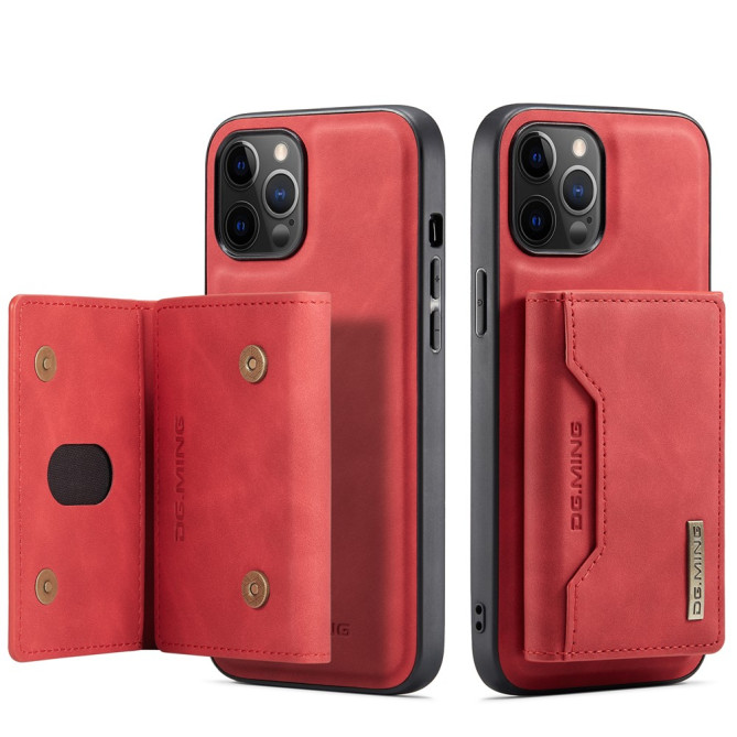 Housse iPhone 13 mini DG.MING Portefeuille Support Magnétique