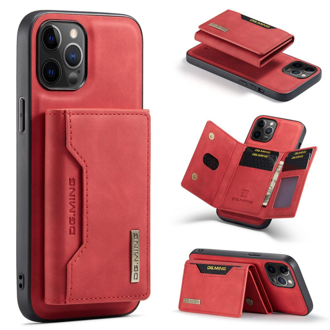 Housse iPhone 13 mini DG.MING Portefeuille Support Magnétique