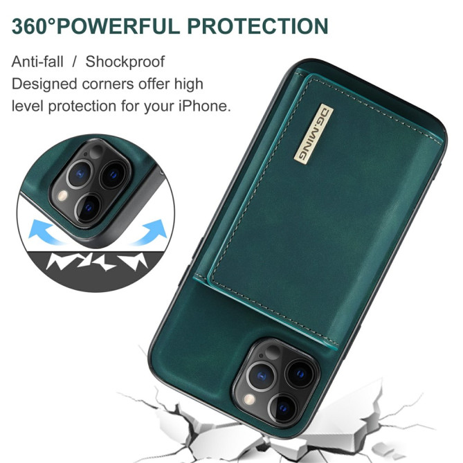 Housse iPhone 13 mini DG.MING Portefeuille Support Magnétique Modèle 2