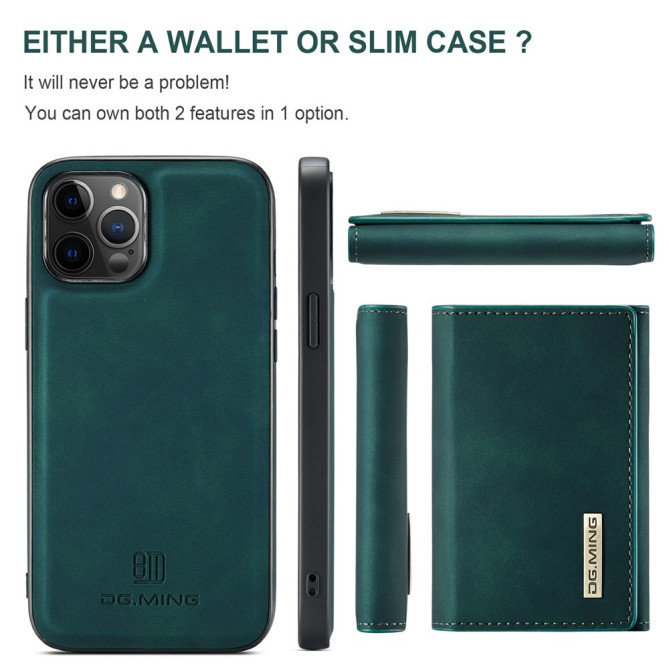 Housse iPhone 13 mini DG.MING Portefeuille Support Magnétique Modèle 2
