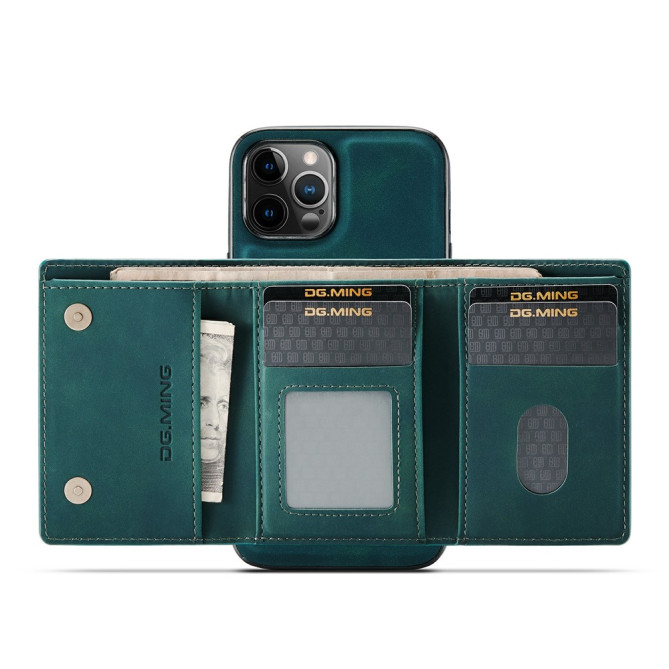Housse iPhone 13 mini DG.MING Portefeuille Support Magnétique Modèle 2