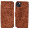 Housse iPhone 13 mini Fleurs Portefeuille Support