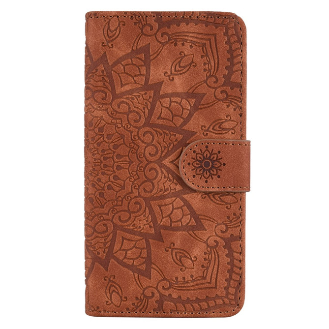 Housse iPhone 13 mini Fleurs Portefeuille Support
