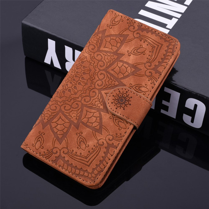 Housse iPhone 13 mini Fleurs Portefeuille Support