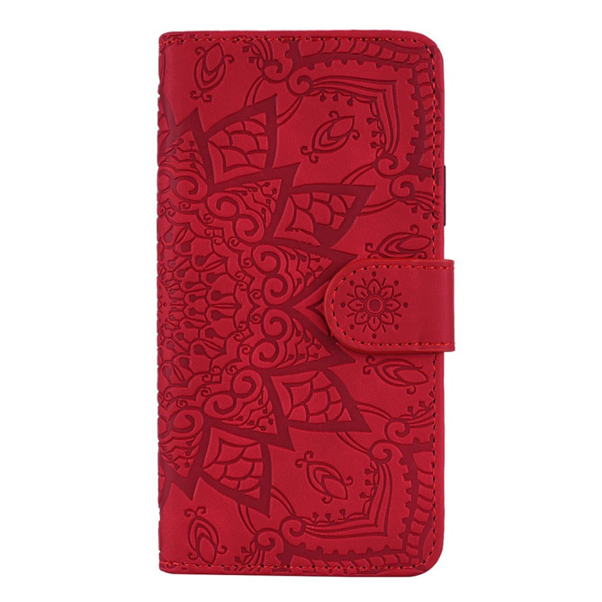 Housse iPhone 13 mini Fleurs Portefeuille Support