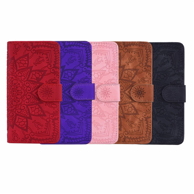 Housse iPhone 13 mini Fleurs Portefeuille Support