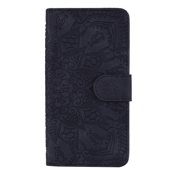 Housse iPhone 13 mini Fleurs Portefeuille Support