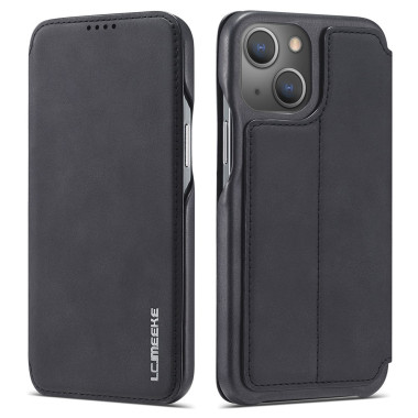 Housse iPhone 13 mini LC.IMEEKE Portefeuille Rétro