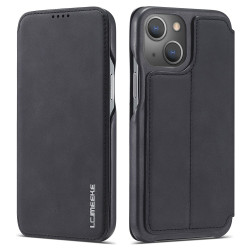Housse iPhone 13 mini LC.IMEEKE Portefeuille Rétro