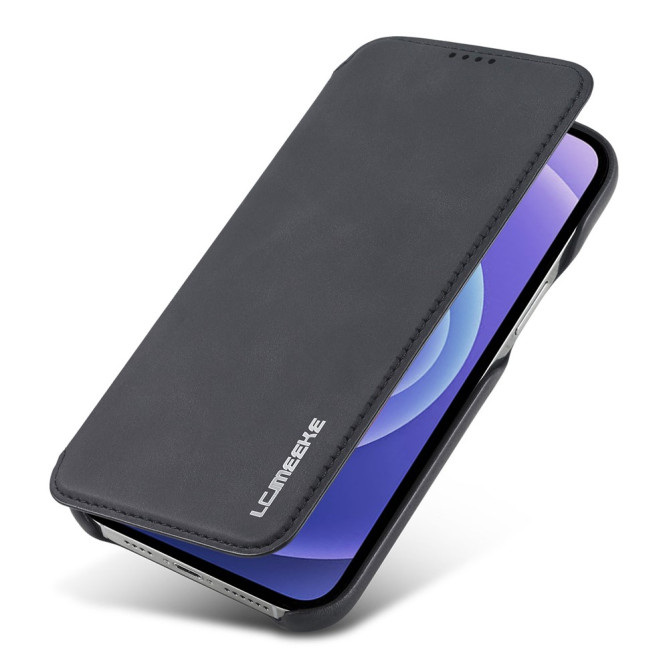 Housse iPhone 13 mini LC.IMEEKE Portefeuille Rétro
