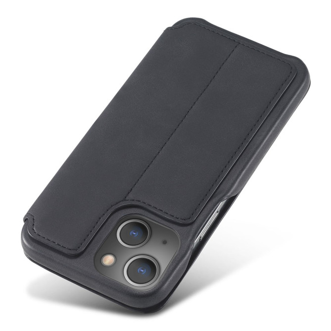 Housse iPhone 13 mini LC.IMEEKE Portefeuille Rétro