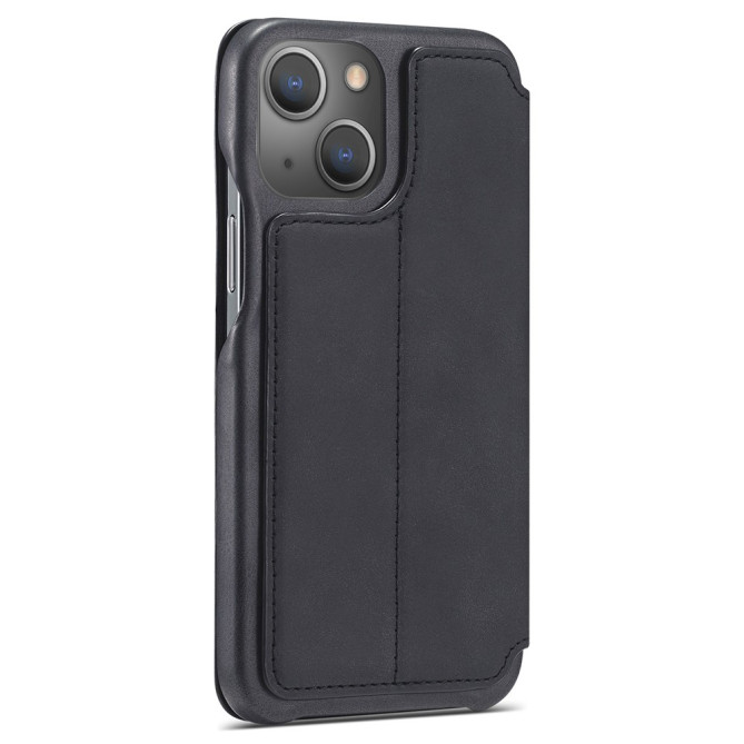 Housse iPhone 13 mini LC.IMEEKE Portefeuille Rétro