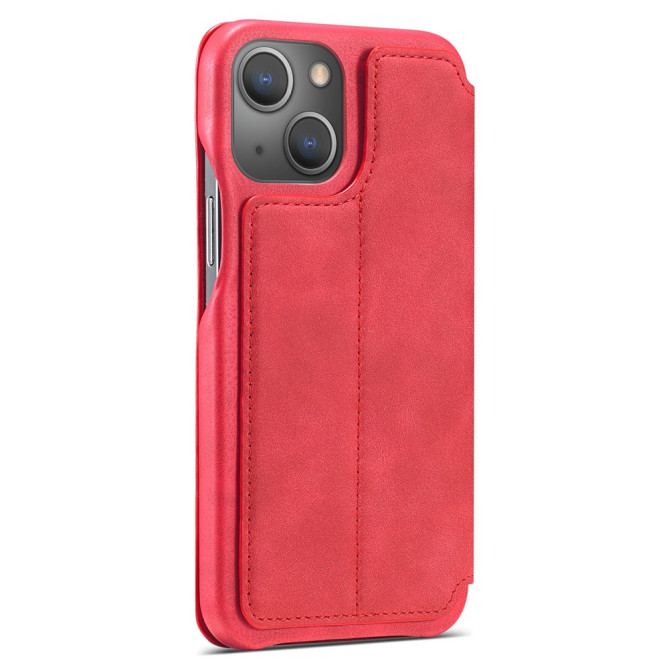 Housse iPhone 13 mini LC.IMEEKE Portefeuille Rétro