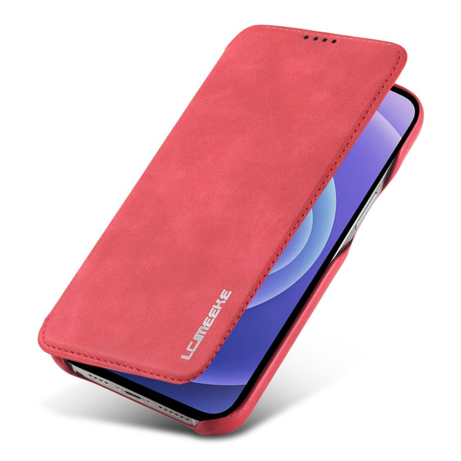 Housse iPhone 13 mini LC.IMEEKE Portefeuille Rétro