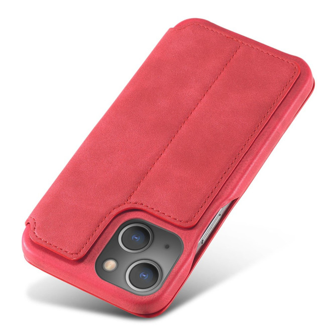 Housse iPhone 13 mini LC.IMEEKE Portefeuille Rétro