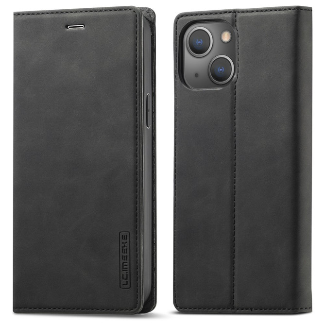 Housse iPhone 13 mini LC.IMEEKE Portefeuille Magnétique