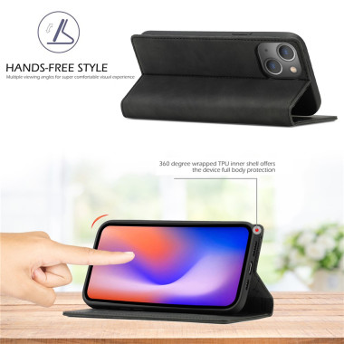 Housse iPhone 13 mini LC.IMEEKE Portefeuille Magnétique