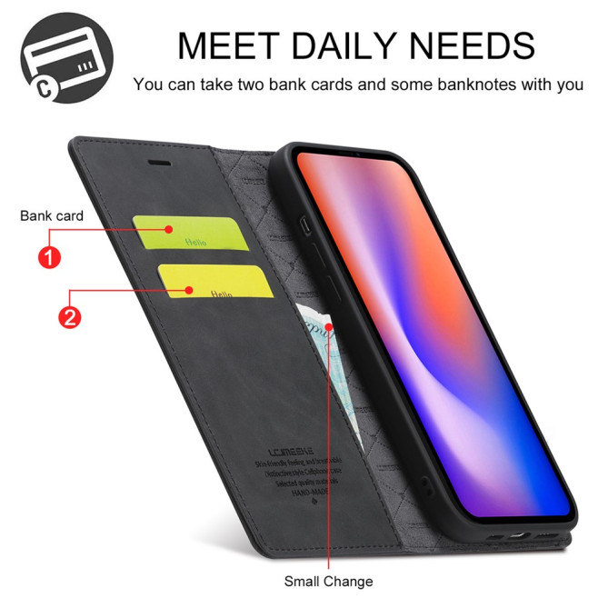 Housse iPhone 13 mini LC.IMEEKE Portefeuille Magnétique