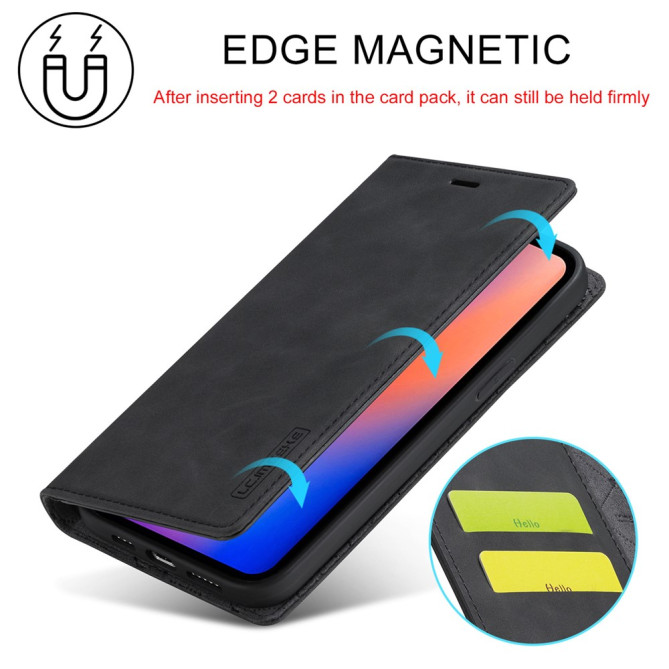 Housse iPhone 13 mini LC.IMEEKE Portefeuille Magnétique