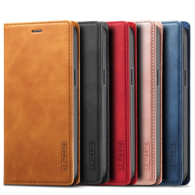 Housse iPhone 13 mini LC.IMEEKE Portefeuille Magnétique