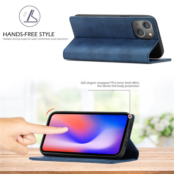 Housse iPhone 13 mini LC.IMEEKE Portefeuille Magnétique
