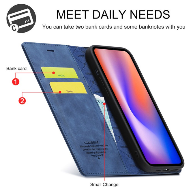 Housse iPhone 13 mini LC.IMEEKE Portefeuille Magnétique