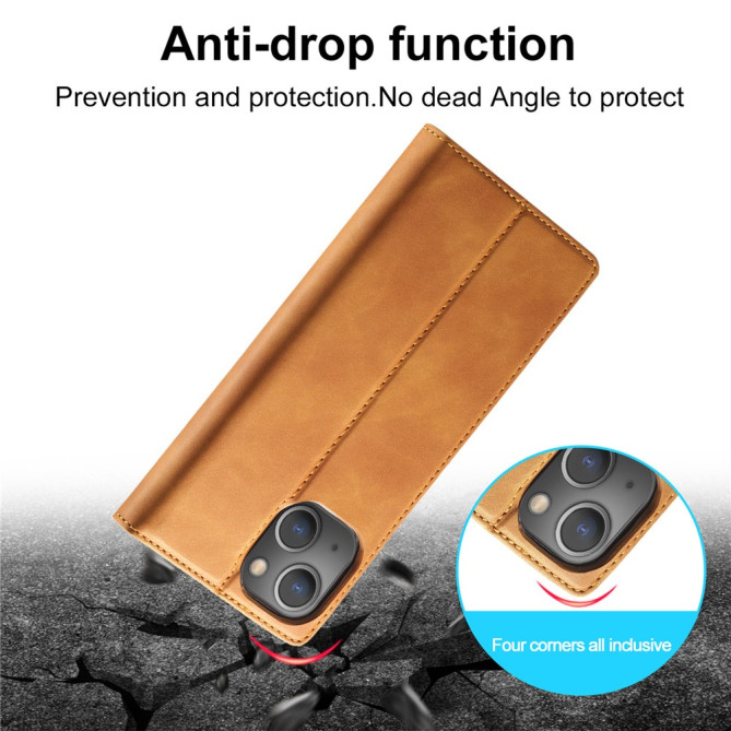 Housse iPhone 13 mini LC.IMEEKE Portefeuille Magnétique