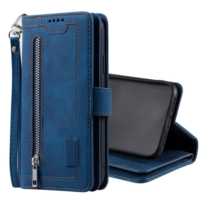 Housse iPhone 13 mini Portefeuille Support avec Dragonne