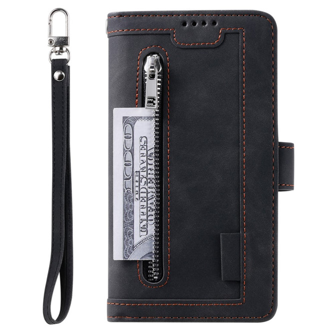 Housse iPhone 13 mini Portefeuille Support avec Dragonne