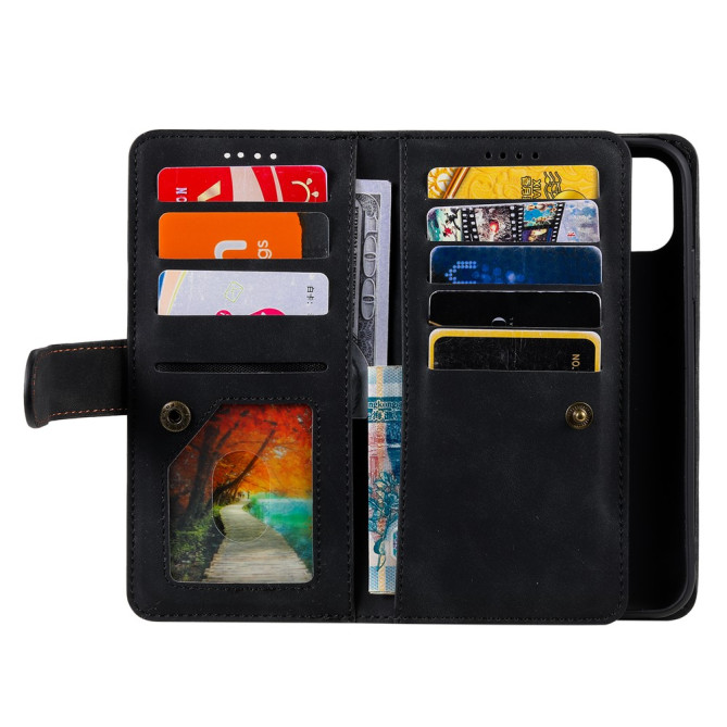 Housse iPhone 13 mini Portefeuille Support avec Dragonne