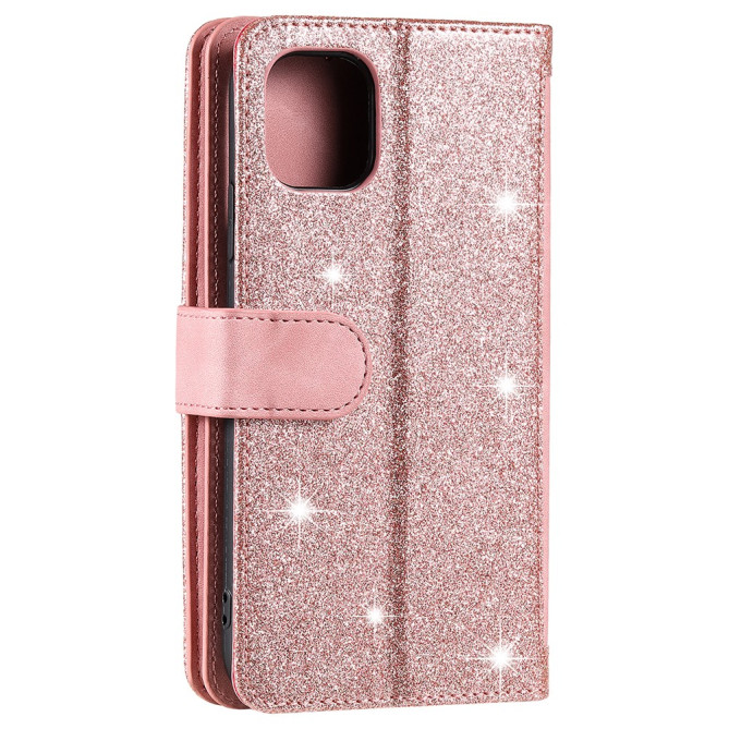 Housse iPhone 13 mini Portefeuille Support avec Dragonne