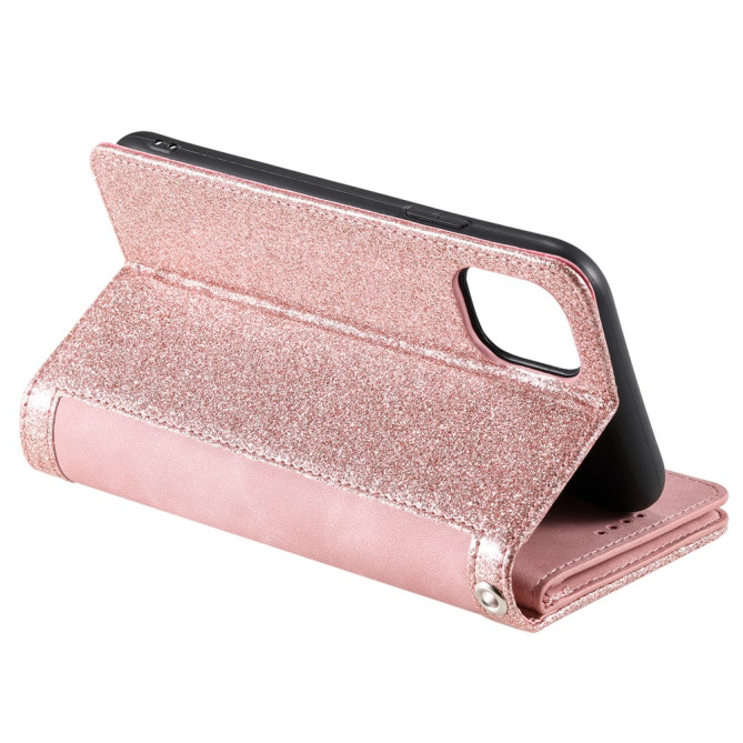 Housse iPhone 13 mini Portefeuille Support avec Dragonne