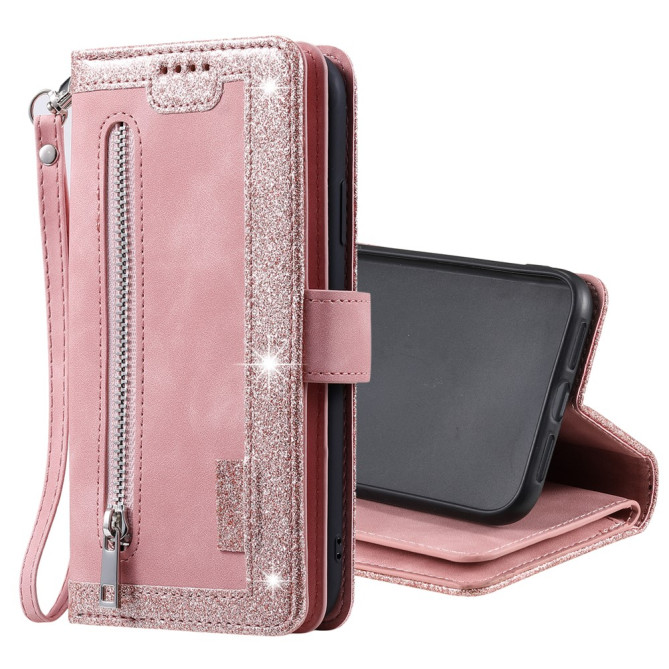 Housse iPhone 13 mini Portefeuille Support avec Dragonne
