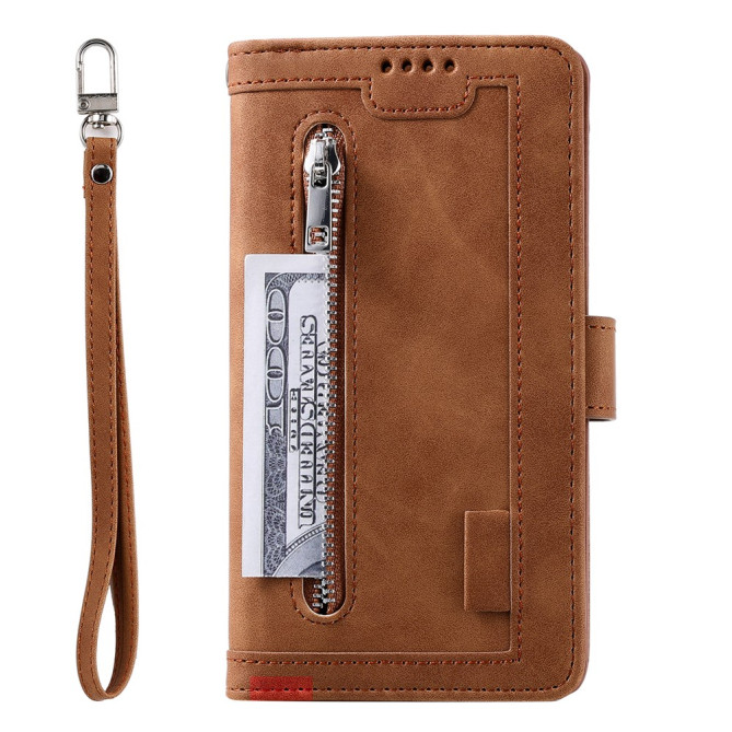 Housse iPhone 13 mini Portefeuille Support avec Dragonne