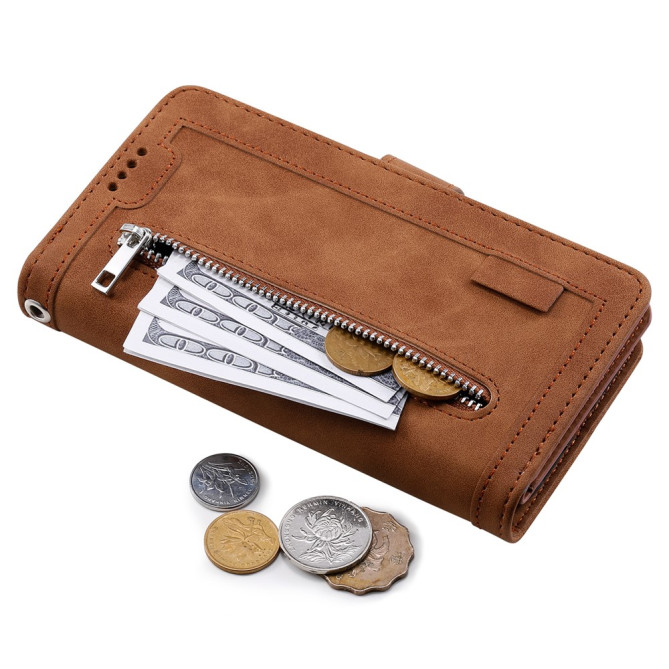 Housse iPhone 13 mini Portefeuille Support avec Dragonne