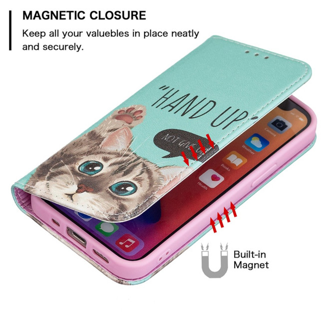 Housse iPhone 13 mini Portefeuille Support Magnétique Modèle 3