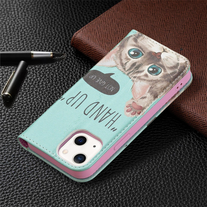 Housse iPhone 13 mini Portefeuille Support Magnétique Modèle 3