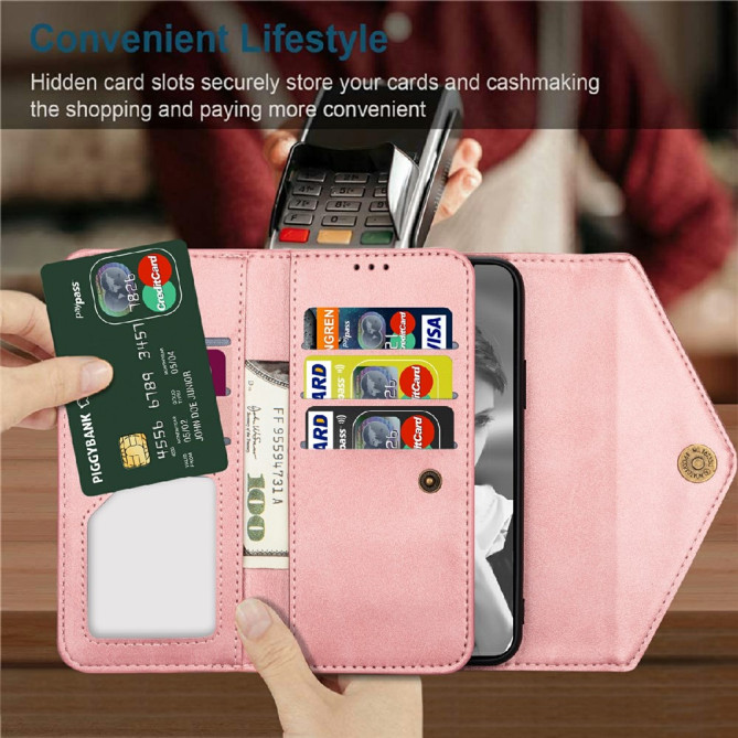 Housse iPhone 13 mini Portefeuille Fermeture Éclair Modèle 2