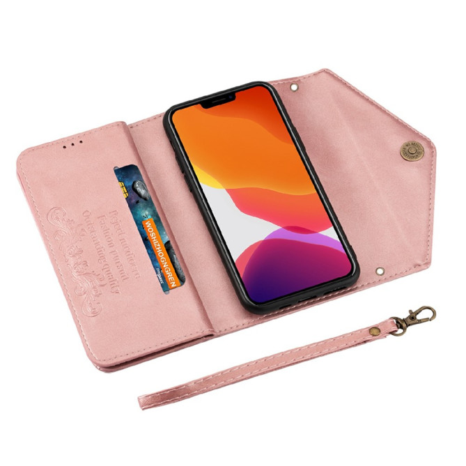 Housse iPhone 13 mini Portefeuille Fermeture Éclair Modèle 2