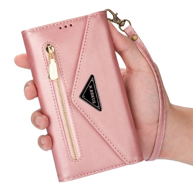 Housse iPhone 13 mini Portefeuille Fermeture Éclair Modèle 2
