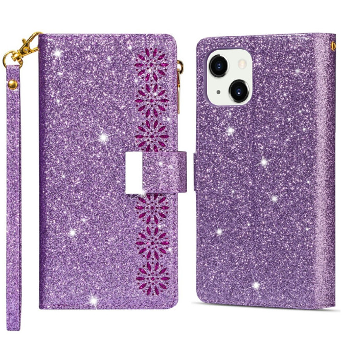 Housse iPhone 13 mini Étoilé Portefeuille Support