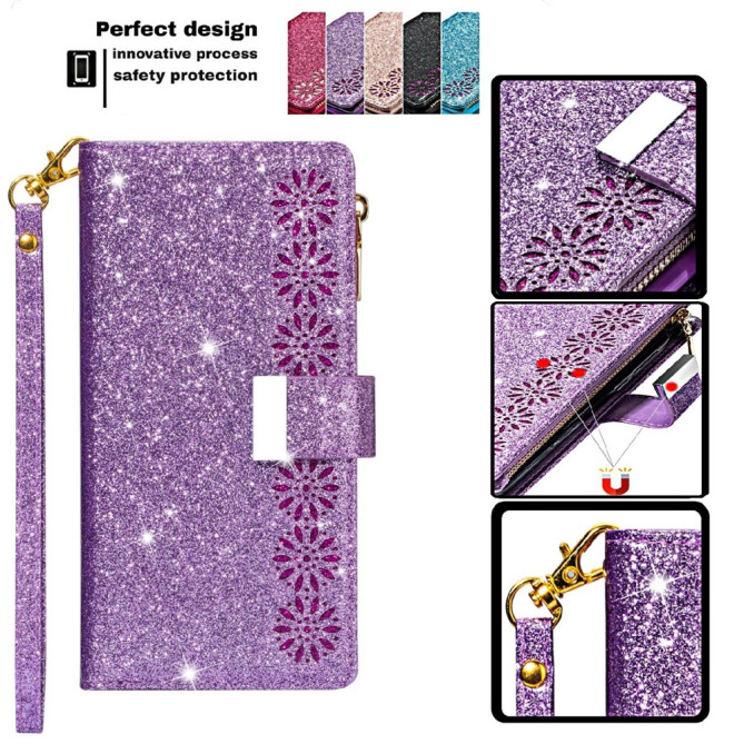 Housse iPhone 13 mini Étoilé Portefeuille Support
