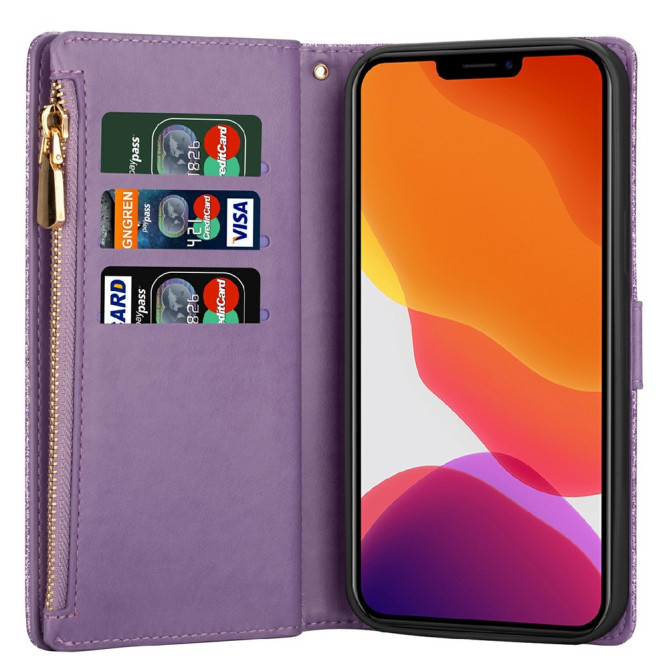 Housse iPhone 13 mini Étoilé Portefeuille Support